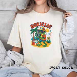 Comfort Color Puerto Rican Tshirt, Boricua Gift For Fan, Puerto Rico Concert Shirt, PR Souvenir Tee, Camiseta Regalo Orgullo Puertorriqueño