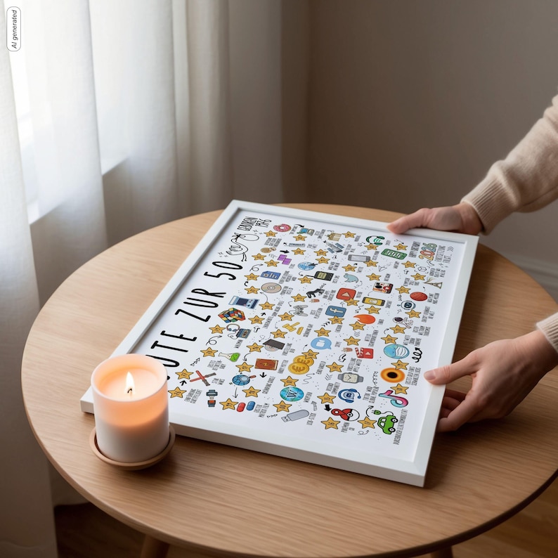 1976 50. Geburtstag Jahrgangsposter – Route zur 50 Zeitreise als digitaler Download DIN A1–A5 Bild 19