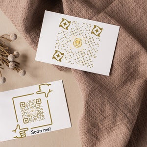 Código QR personalizado com opções de logotipo, cor, tamanho e formato – ideal para cartões de visita, vCard ou URLs