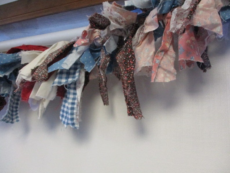Upcycled Scrap Fabric Garland