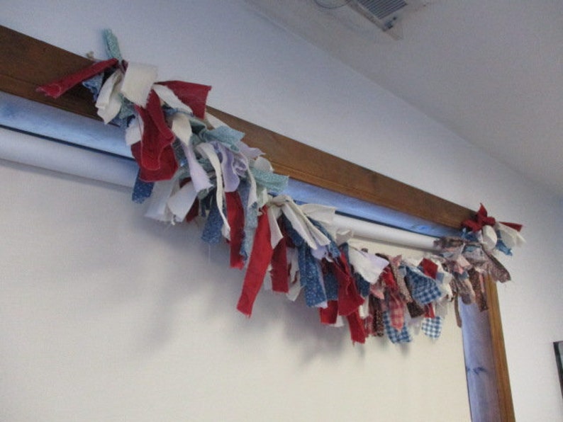 Upcycled Scrap Fabric Garland