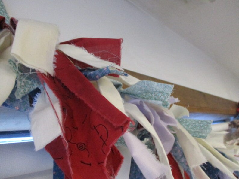 Upcycled Scrap Fabric Garland