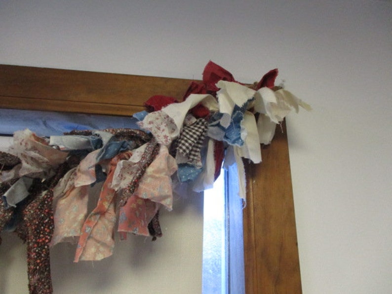 Upcycled Scrap Fabric Garland