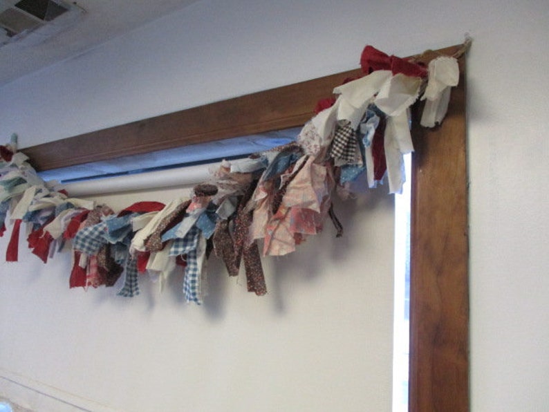 Upcycled Scrap Fabric Garland
