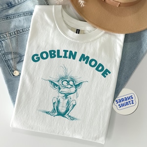 Goblin Mode, Weird Medieval Shirt, Goblincore T-shirt, Funny Vintage Tshirt, Sarcastic Trendy Unisex Jersey Short Sleeve Tee