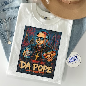 Da Pope Unisex T-Shirt: Chicago Religious Tee, Pope Robert Prevost