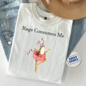 Rage Consumes Me Frog Shirt, Frog Pond TShirt, Meme Frog Shirt, Vintage Style Unisex T-Shirt, Nature Lover Gift, Funny Frog Retro Shirt