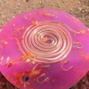 orgonite-orgone two-toned amulet