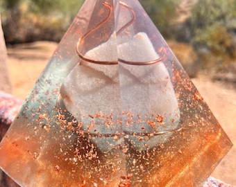 stunning crystal pyramid-orgonite