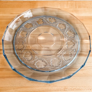 Vintage Anchor Hocking Blue Avalon Platter