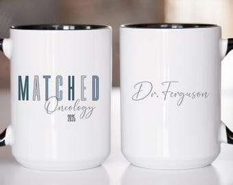 Residency Match Day Gift: Custom Medical Specialty Mug for Doctors