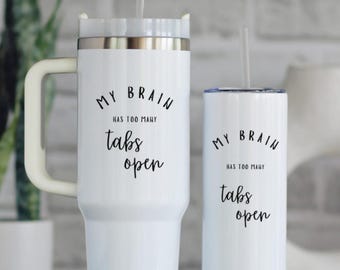 Work Humor Tumbler, Sarcastic and Unique Gift for Friend or Coworker | 20 oz and 40oz Sizes