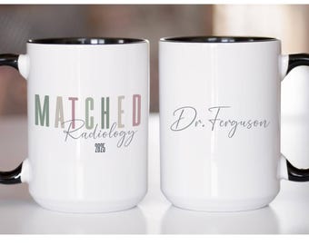 Residency Match Day 2025 Mug: Custom Medical Specialty Gift