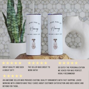 Personalized Dog Lover Travel Mug, Custom Pet Print Coffee Tumbler, Funny Animal Lovers Cup, Unique Dog Parent Gift