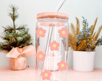 Flower Glass Cup