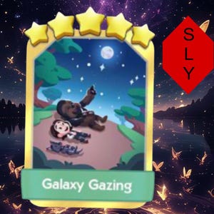 Carte Golden blitz Galaxy Gazing Monopoly_go réponse rapide