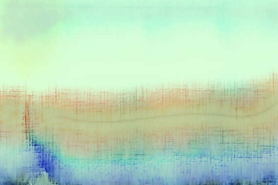 Seafoam Green Blue And Tan Abstract Digital Print Download