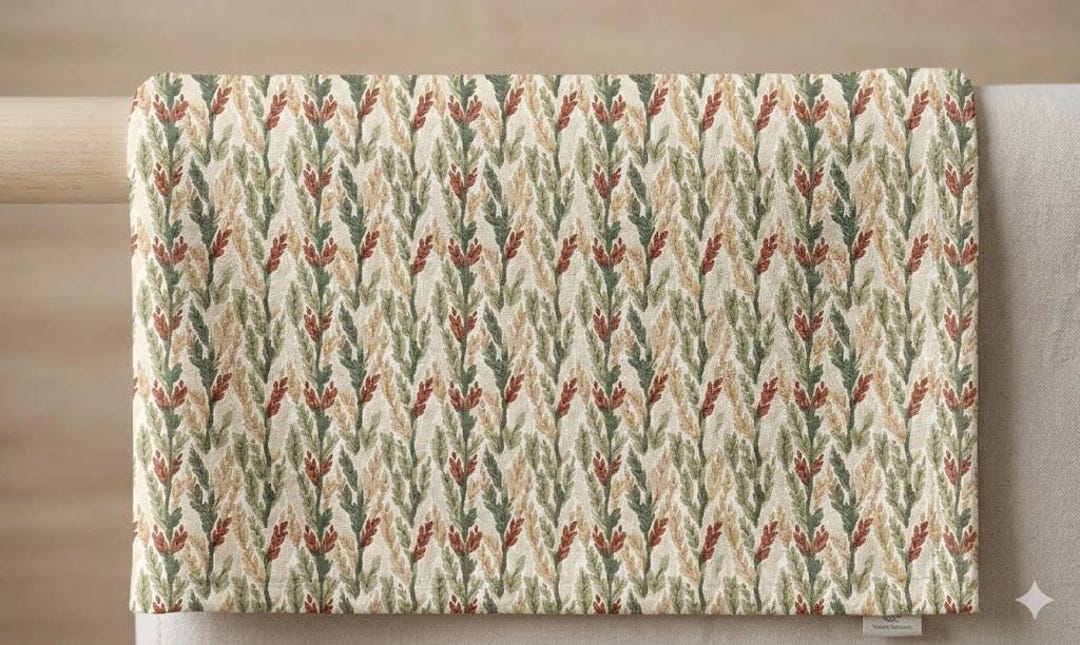 Autumn Wheat Pattern Fabric - Etsy