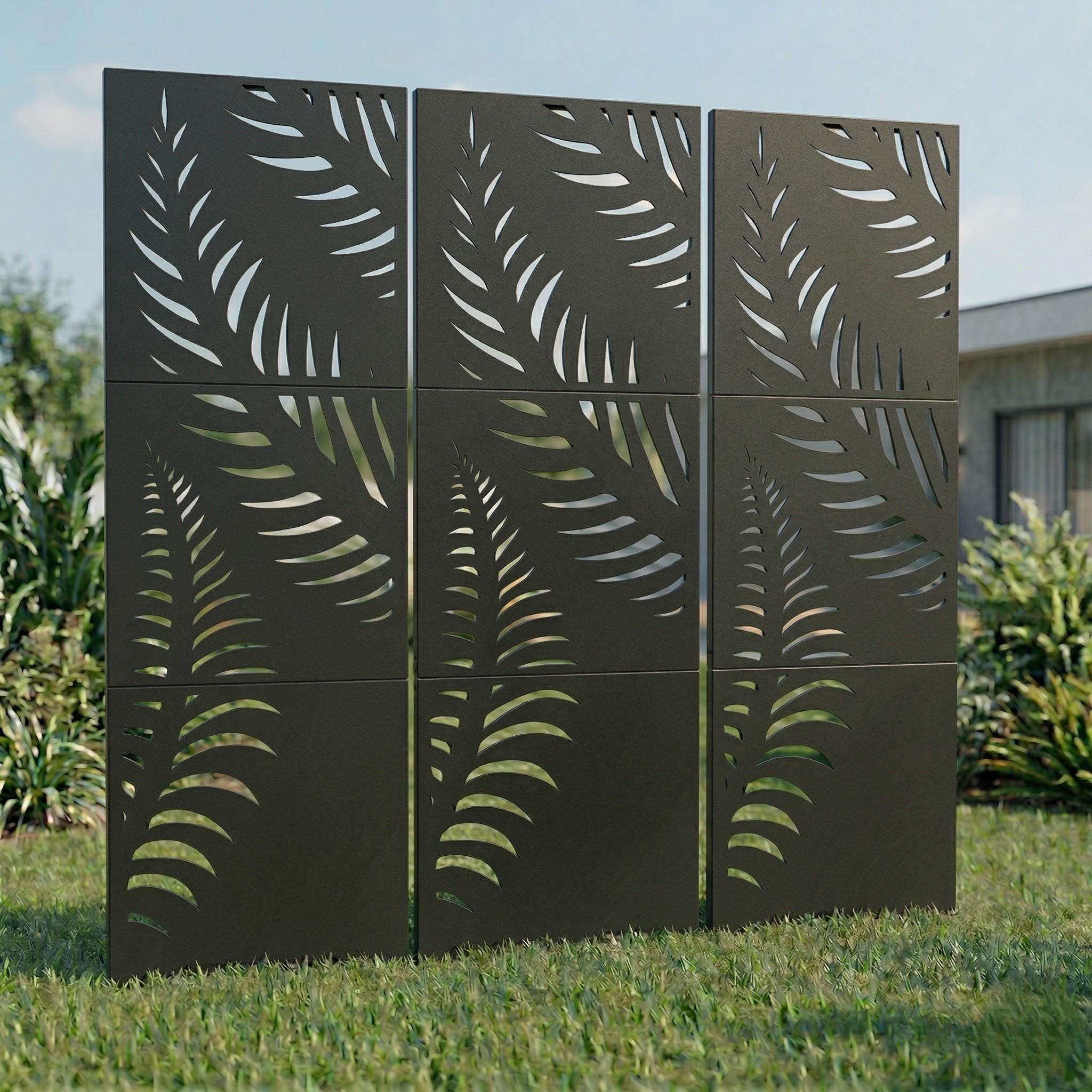 Divisorio Pieghevole In Legno 8 Pannelli - 180x274 Cm, Paravento Per Privacy, Interni, Nero - 2