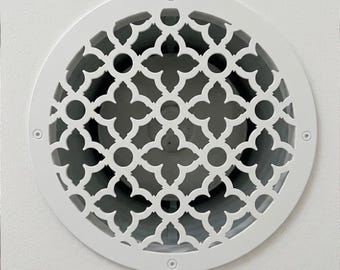 Rejilla de ventilación redonda de metal: rejilla de techo personalizada, rejilla de ventilación decorativa
