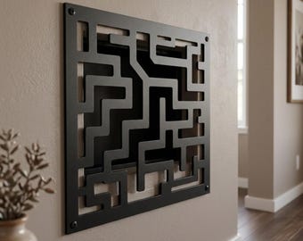 Cubierta de ventilación decorativa totalmente personalizable: rejilla metálica para sistemas de climatización.
