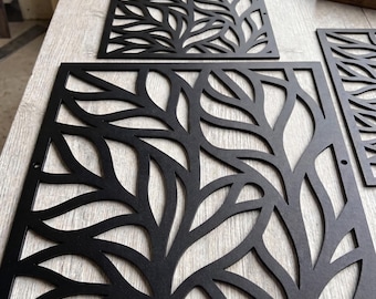 Rejilla de ventilación decorativa de metal para pared: rejilla de ventilación de tamaño personalizado, inserto para gabinete