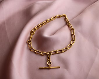 Chunky T bar Albert chain