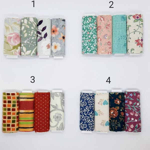 Dollhouse Miniatures 1:12 Scale Bolts of Fabric