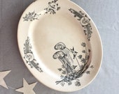 Victorian Nankin G S Platter circa 1872
