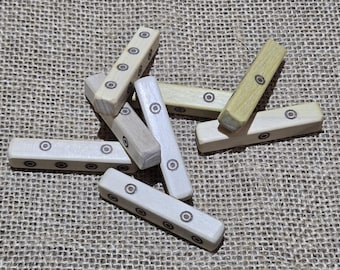 Long Dice (Hardwood) - Historical/Roman/Medieval/LARP Dice