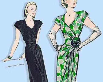 Vintage 1940s Pale Blue Organdie Floral Maxi Length Dress - Etsy