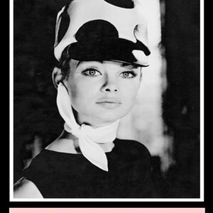 1960s-MOD HAT PATTERNS-Twelve Pattern Styles-Cloche-Turban-Helmet-Bicorne-Jockey Cap-Profile Brim-Derby-Digital Ebook-Instant Download