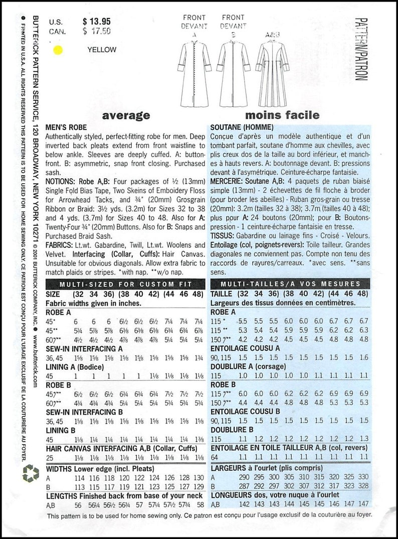 AUTHENTIC RELIGIOUS ROBES Sewing Pattern-2 Styles-loose | Etsy
