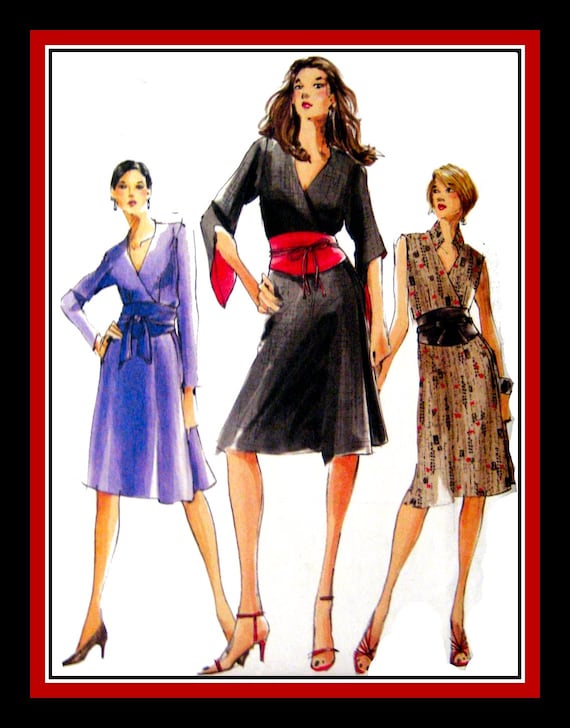 asian wrap dress