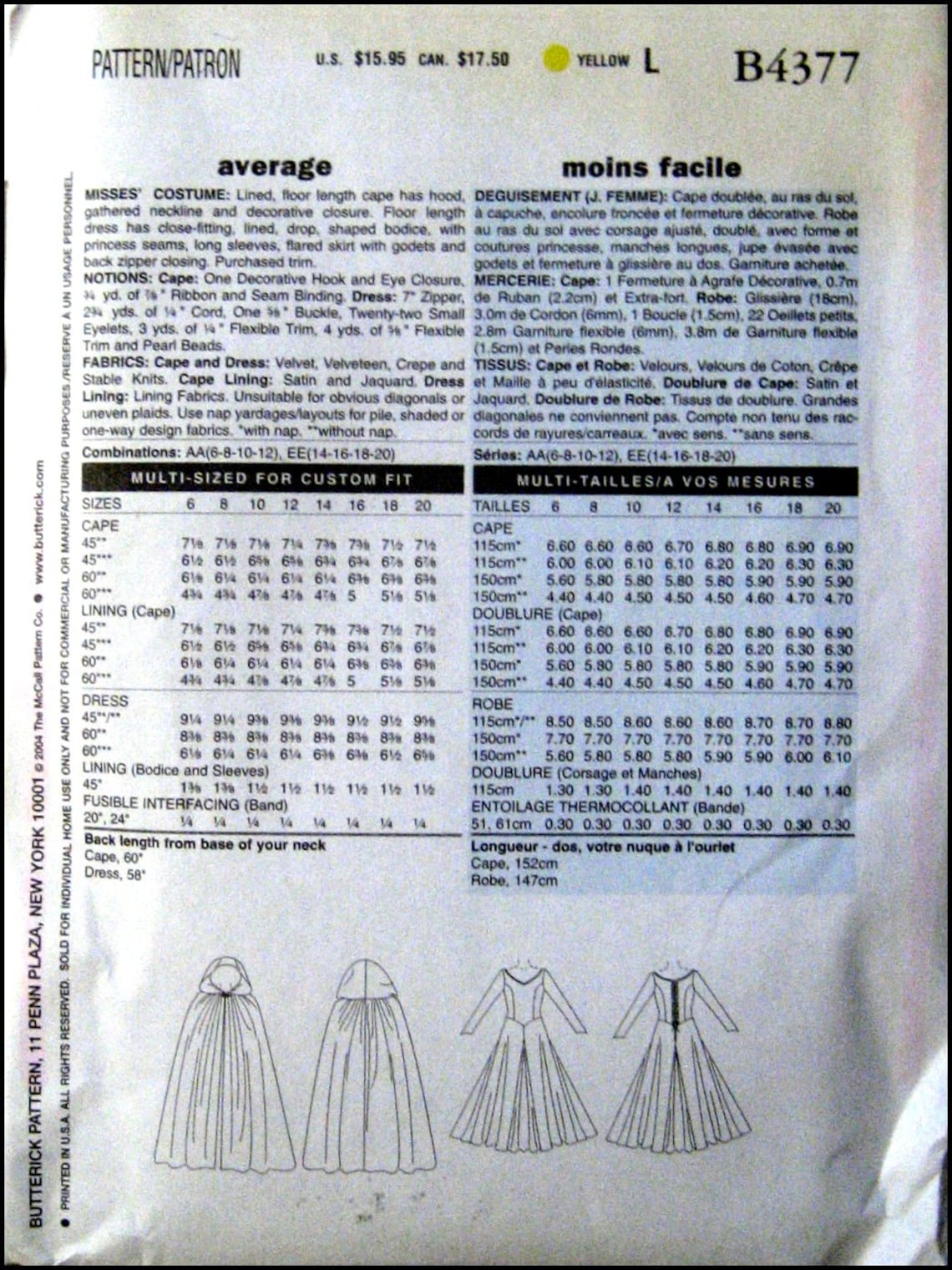 MAID MARIAN Ensemble-costume Sewing Pattern-enchanting Long Gown-lace ...