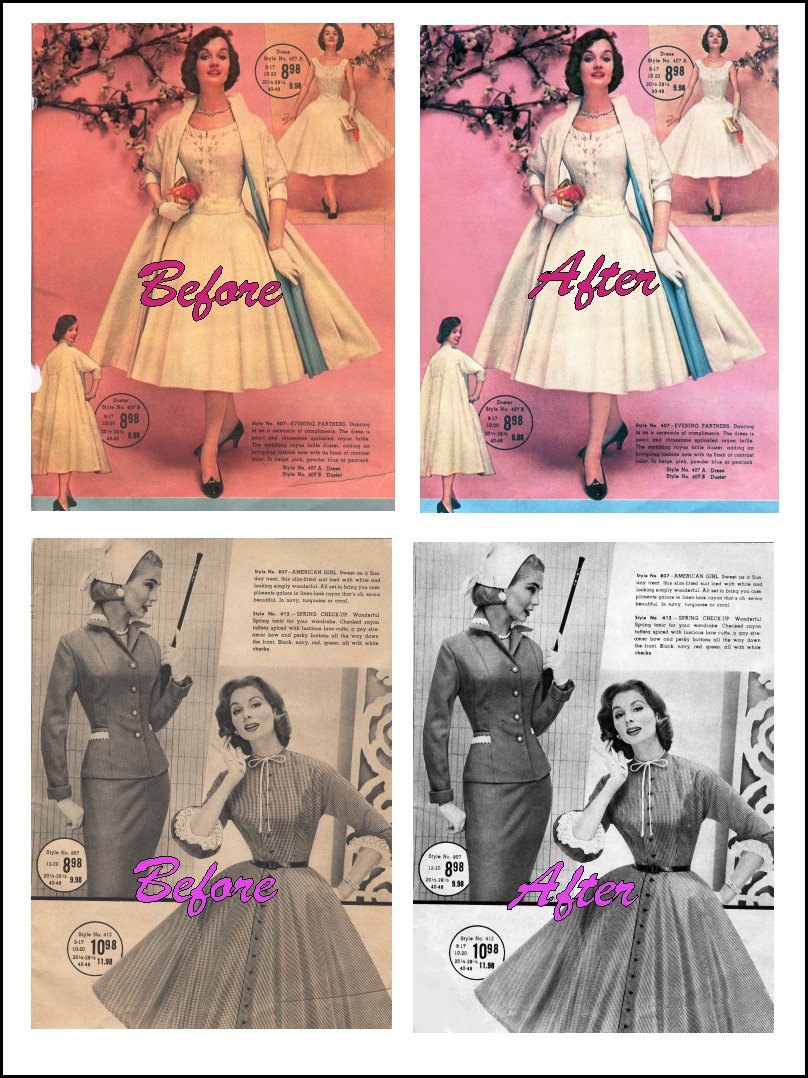 1950's Ladies Fashion Catalog- Over 140 Fabulous Designs- FAB