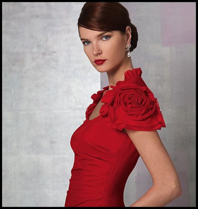 Glamorous Cocktail Dressvogue Designer Originalsewing Etsy