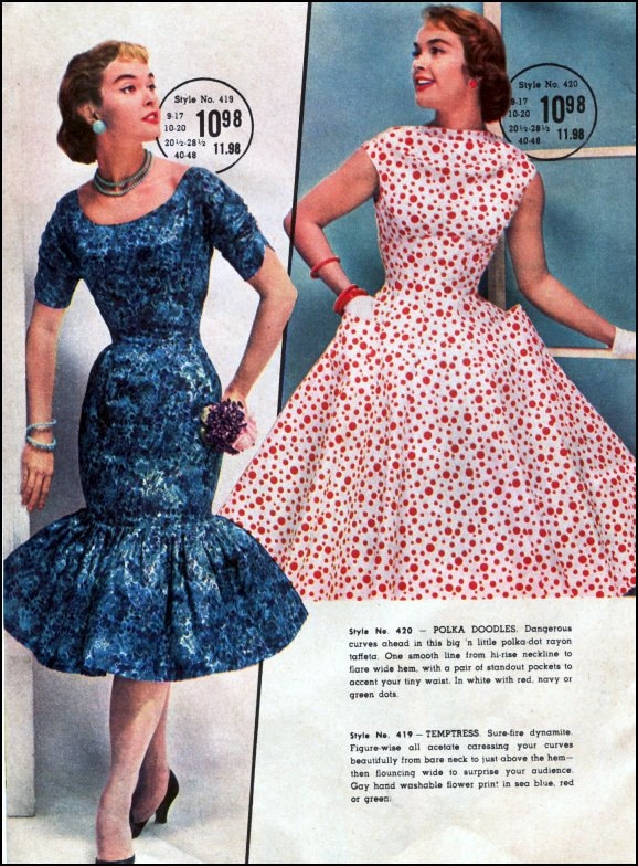 1950's Ladies Fashion Catalog- Over 140 Fabulous Designs- FAB