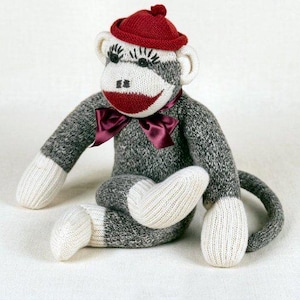 1950’s-SOCK TOYS Pattern Book-Over 50 Designs To Make-Monkey-Elephant-Sock Dolls-Finger-Arm Puppets-Clothing-100’s Illustrations-EBook-PDF
