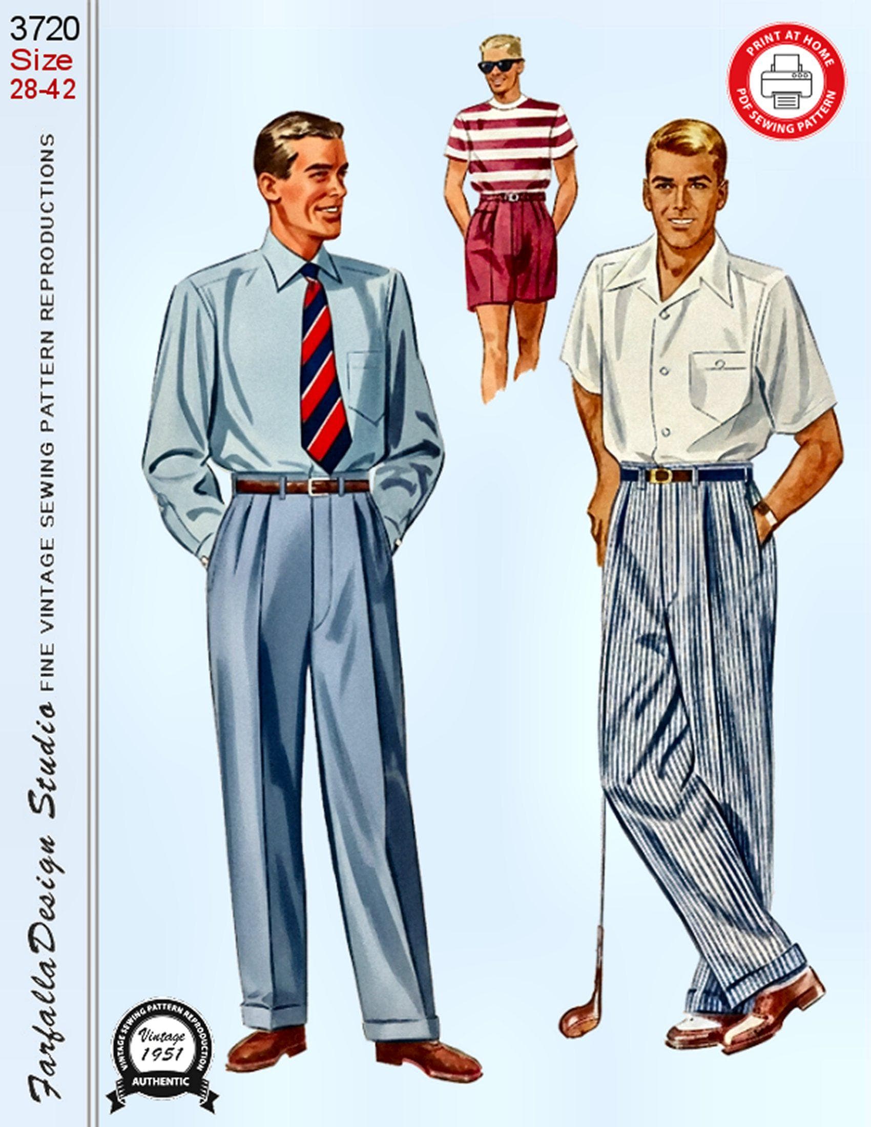 1950s mens slacks - Etsy 日本