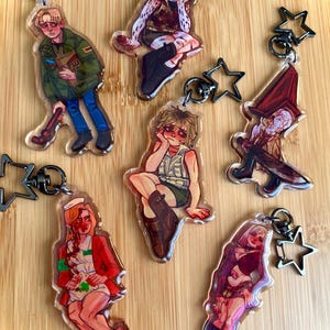 SILENT HILL Acrylic Keychains charms  3 INCH