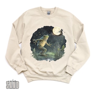 Dancing Frog Sweatshirt, Western Frog Sweatshirt, Meme Shirt, Cool Shirt, Cute Animal Shirt, Trendy Shirt, Funny Frog Shirtlogo