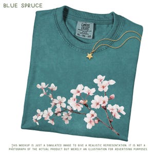 Comfort Colors® Cherry Blossom Shirt, Sakura Tree Tee, Japanese Floral T-shirt, Cherry Blossom Gift, Girls Flower Shirt, Spring Aesthetic