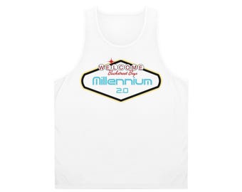 Vintage Las Vegas Sign Unisex Tank Top, Backstreet Boys Millennium 2.0 Eco-Friendly