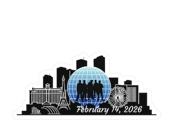 Backstreet Boys Las Vegas Sphere Sticker