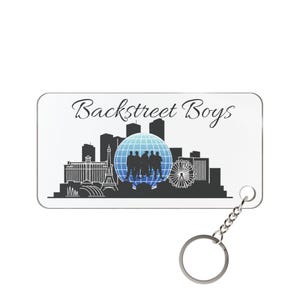 Llavero con el logotipo del horizonte de los Backstreet Boys