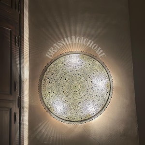 Morocco lamp ,Moroccan Wall Light ,Handmade Wall Light ,Moroccan Wall -Art Décor Light Wall Sconce, Brass Wall décor lamp, Wall Lighting