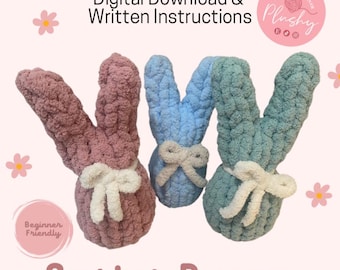 Easter Bunny Peep Tutorial (Chunky Hand-knitting Tutorial)