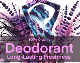 Biologische deodorant: volledig natuurlijke langdurige geurbescherming met lavendel-, tea tree- en citroenolie om donkere vlekken onder de oksels op te helderen
