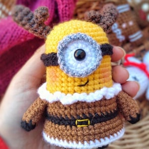 Minion Stuart Weihnachten Plüsch häkeln